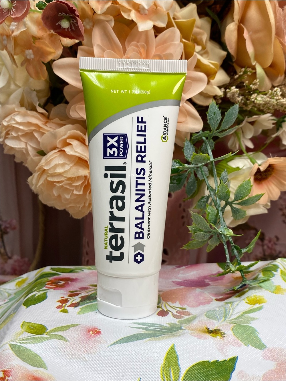 Balanitis Relief Ointment – Natural Green/White